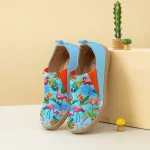 Women's Flamingo Print Slip-On Shoes – Colorful and Lightweight Casual Loafers for Summer, Travel and Beach Outings - Image 2