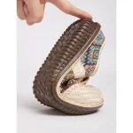 Women's Ethnic Slip-On Mules – Vintage-Inspired Comfortable Flats for Garden Walks, Nature Travel and Boho Outfits - Image 7