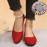 Women's Soft Comfortable Foldable Ballet Flats – Lightweight Casual Shoes for Travel, Office, or Everyday Wear - Image 2