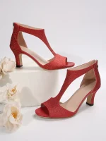 Women's Heels Daily Summer Kitten Heel Open Toe Fashion Suede Sparkling Glitter Zipper Silver Black / Gold Black