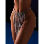 Women's Black Fishnet Rhinestone Tights with Pointed Toe Stiletto Slingbacks – Glamorous Sparkly High Heels for Dance, Stage and Party Nights - Image 8