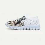 Women's Cute Cat Print Sneakers – Cozy Slip-On Shoes with Adorable Kitten Design for Everyday Casual Wear - Image 5